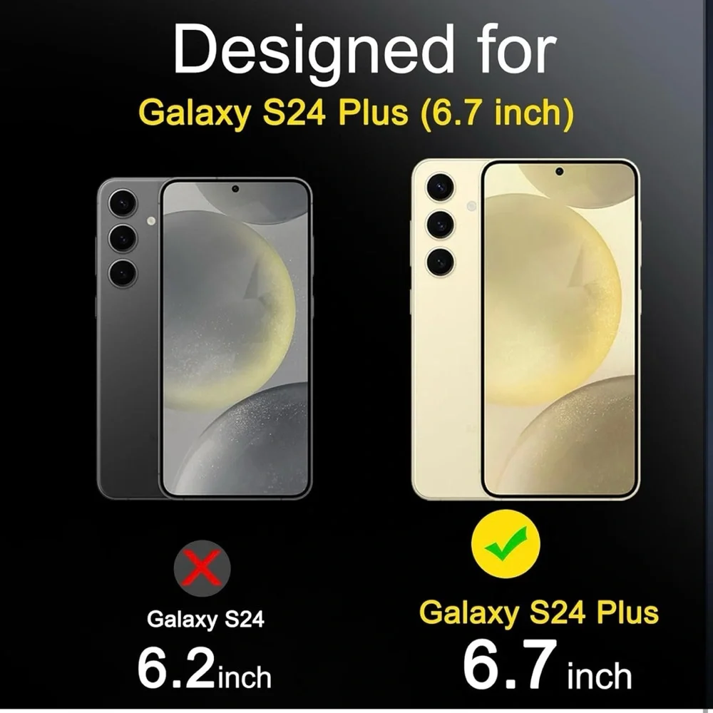 Samsung S24 Plus 6.7 INCH Screen Protector-4 packs-brand new